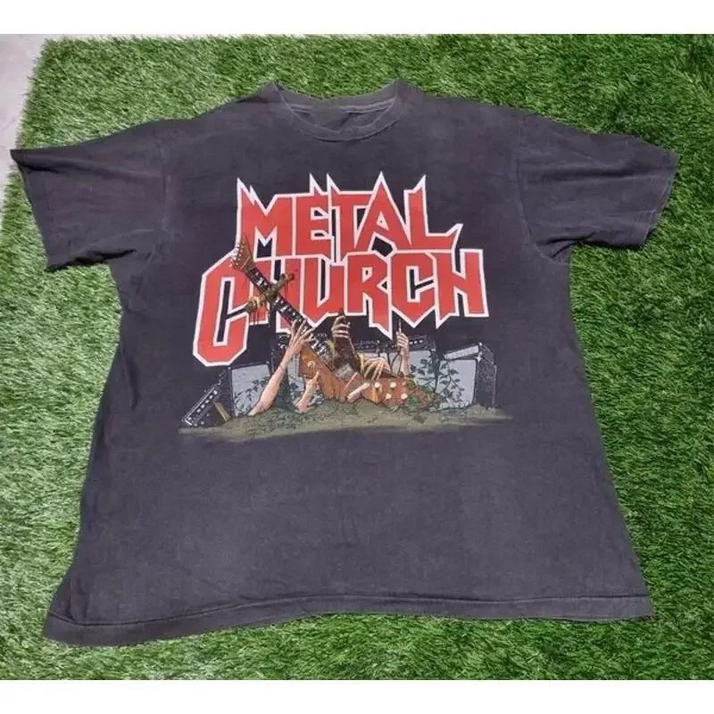 Metal Church The Human Factor world Tour Short Sleeve Adult T-Shirt BT793