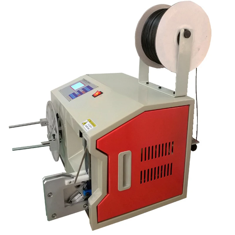 

Automatic USB Cable Winding Machine Electric Wire Coiling Bundling Tying Equipment for AC/DC Power Data Cables Fast