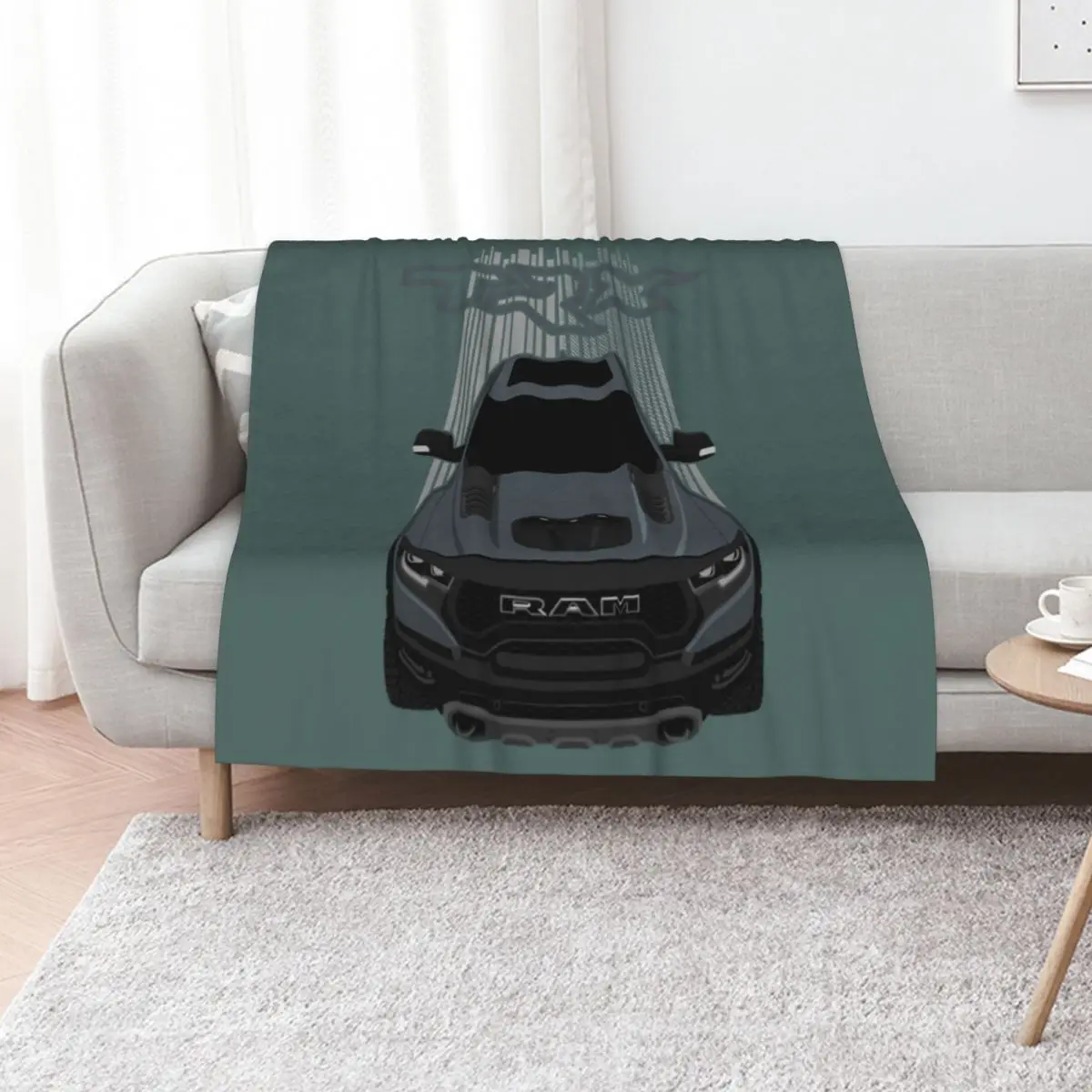 

Ram 1500 T-ShirtRam 1500 TRX - Anvil Grey Throw Blanket Plush cosplay anime Camping Hair Blankets