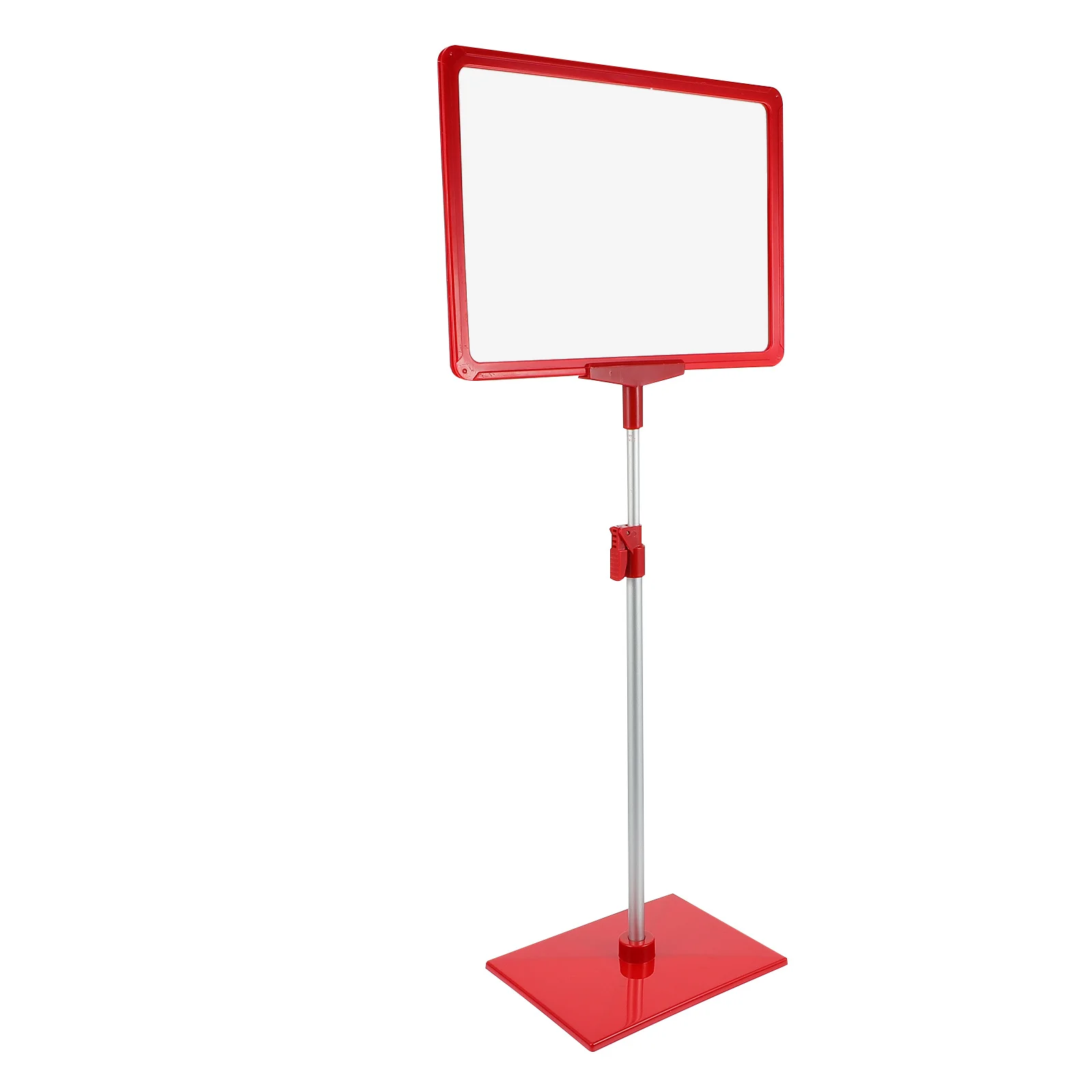 

1Pcs A4 Poster Display Stand Adjustable Height Transparent Sign Holder Advertising Banner Price Tags PVC Film Double-Sided