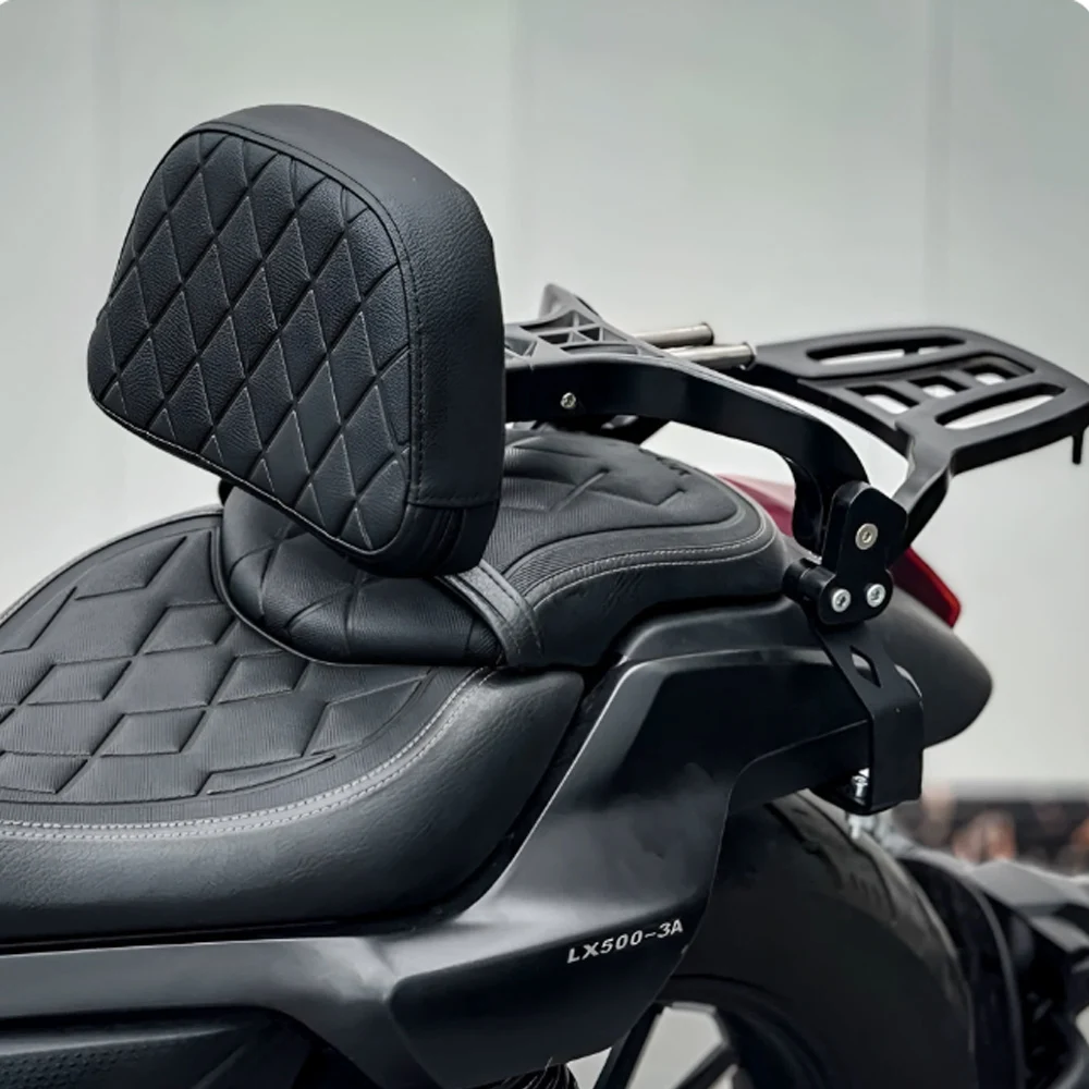 Backrest Modification For VOGE CU525 Urban/Travel Edition Aluminum Alloy Folding Backrest Comfortable Waist Support Rear Shelf