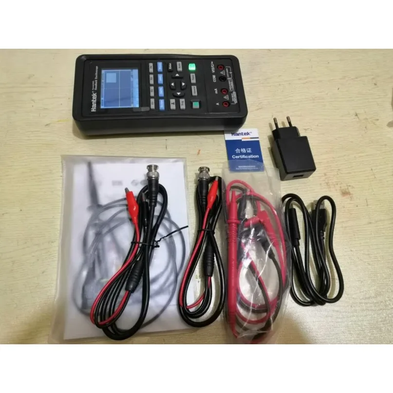 Osciloscopio Digital Portátil de Doble Canal Hantek 2C42 2D42 2C72 2D72 40MHz 70MHz con Pantalla LCD a Color de 8 Bits