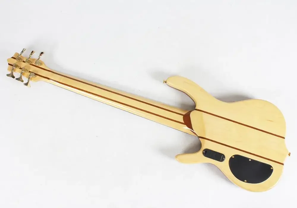 high quality custom OEM made in china neck thru through body 6 six string ebana electric bass guitar