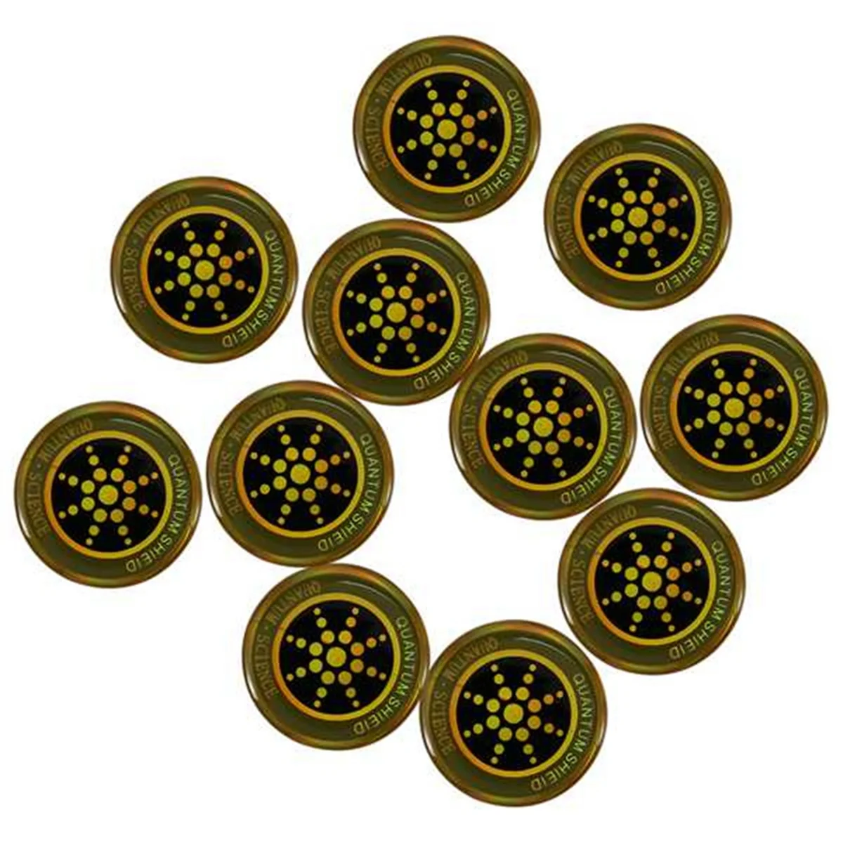 100 Pcs Emf Protection Sticker Anti Radiation Cell Phone Sticker for Phones IPad Laptop and Electronic