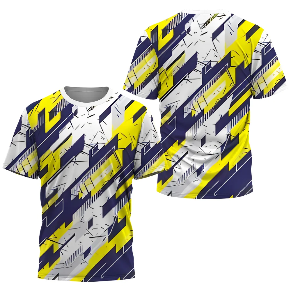 

Funny 3D Tie-Dye Print T Shirt For Men Fashion Graffiti Harajuku Sportswear Casual O-neck Short Sleeve Tops Summer Loose T-Shirt
