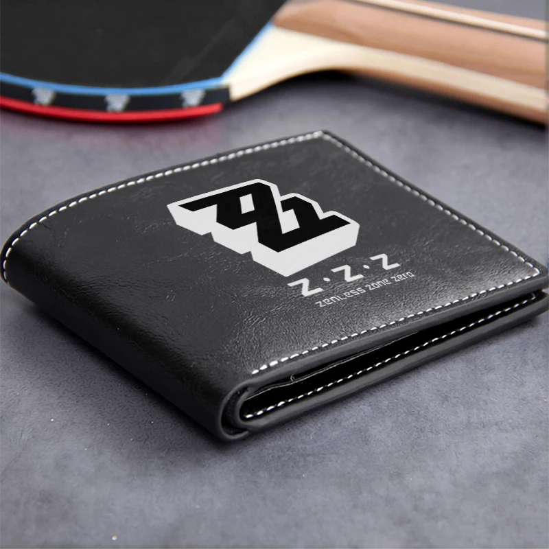 ZENLESS ZONE ZERO Premium PU Leather Wallet Minimalist Design Lightweight Durable Business Men's Compact Wallet