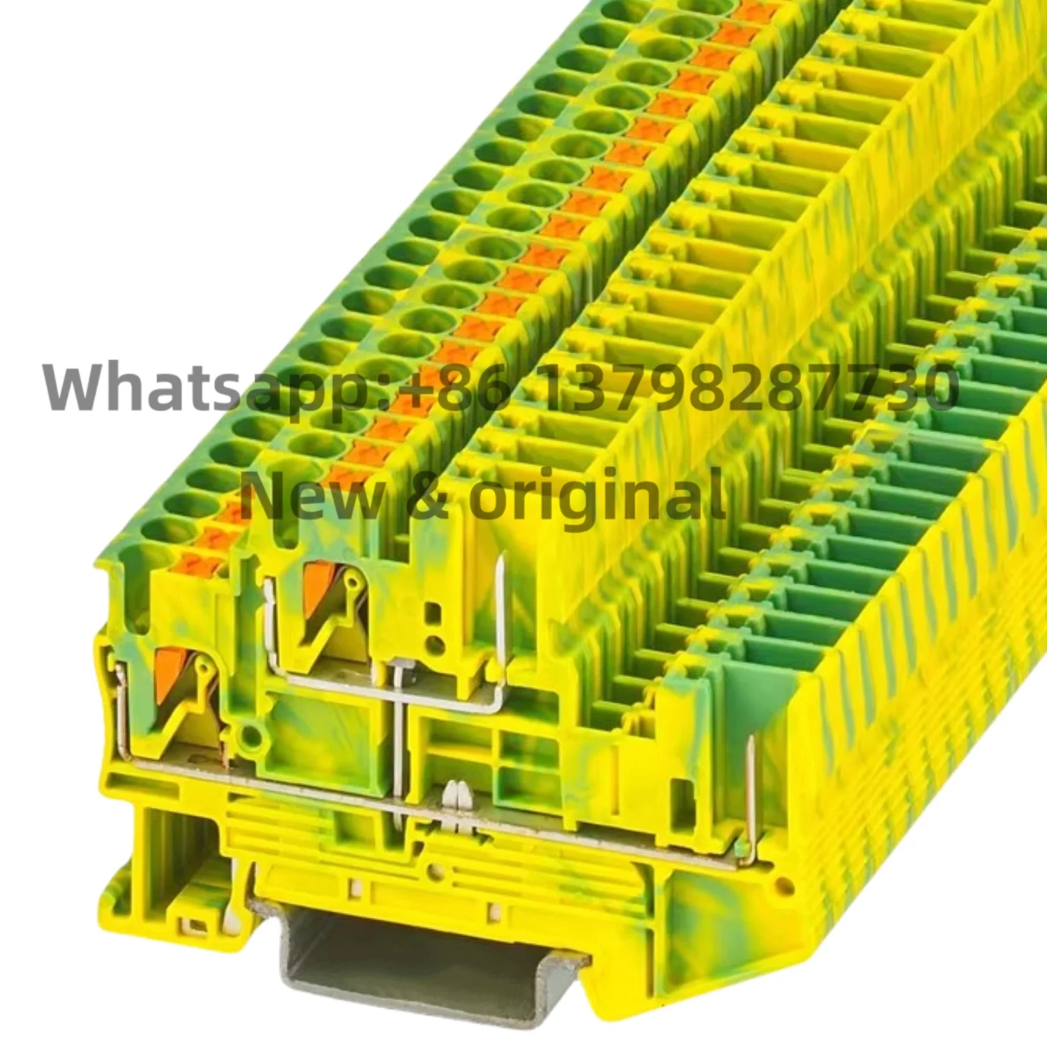 New original 3210897 PTTB 2,5/2P-PE Double layer Grounding Terminal