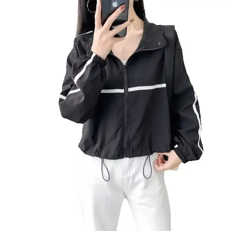 屋外ウインドブレーカースポーツコート女性ゴルフウェア 2025 春の新ゴルフジャケットファッションカジュアル TopWomen ゴルフ服