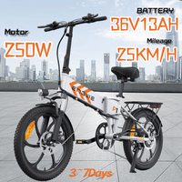Electric Bicycle ENGWE P1 20 inch Tires 250W Motor 36V 13Ah Battery Folding ebike Dual Disc Brake City commuting Electric Bike