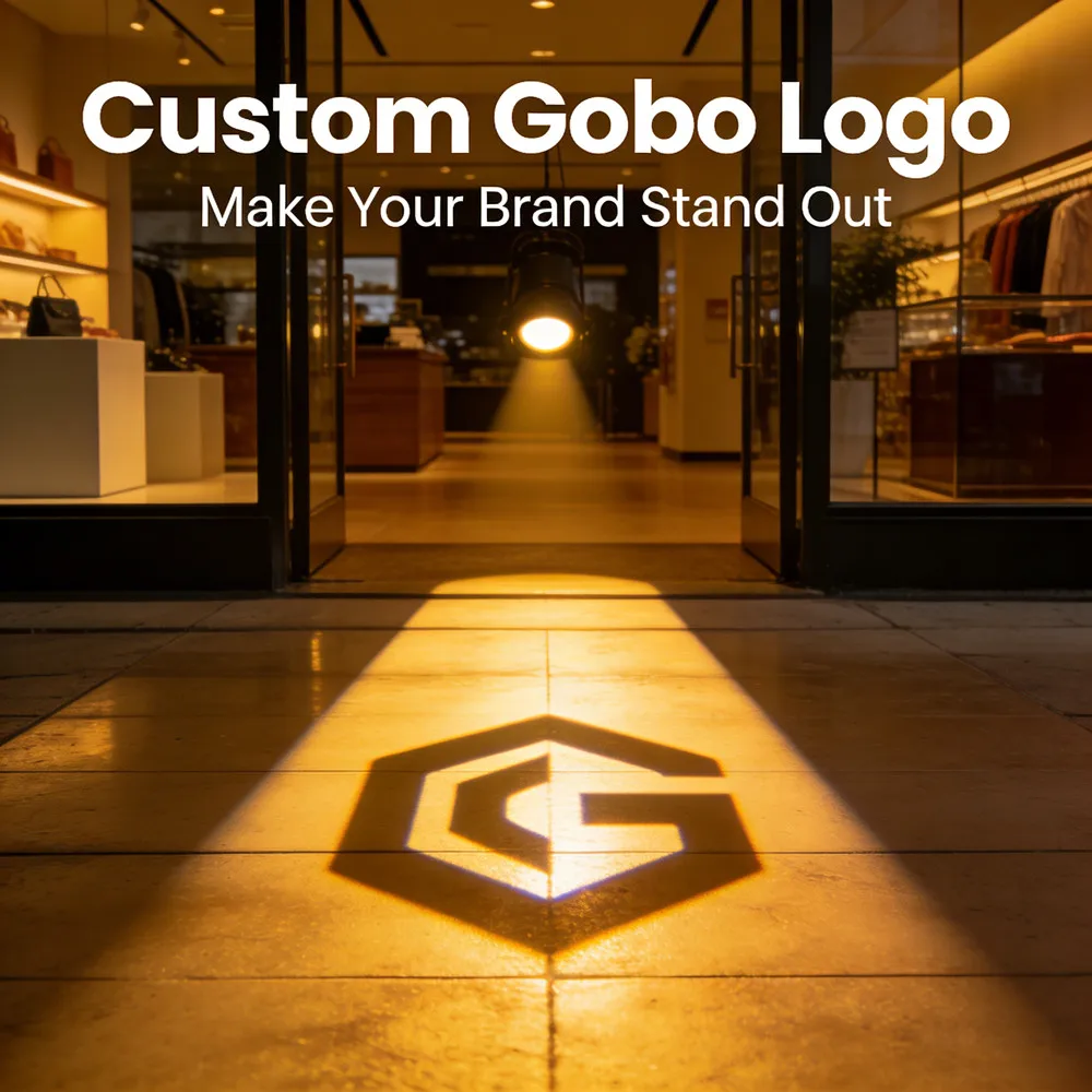 

Custom Logo Projector Light IP67 Waterproof Outdoor LED Gobo Spotlight with Remote for Store Advertising & Decor
