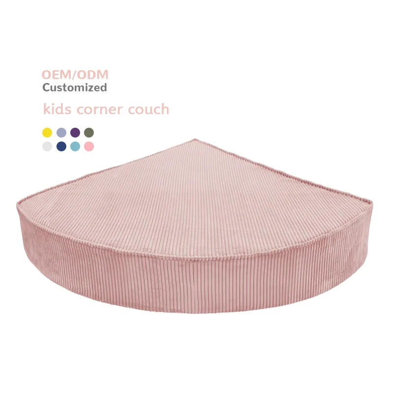 Custom Comfort Corner Sofa Children's Foam Fabric Sofa - Children's Corner Sofa Corner Seat Perfect for Playing