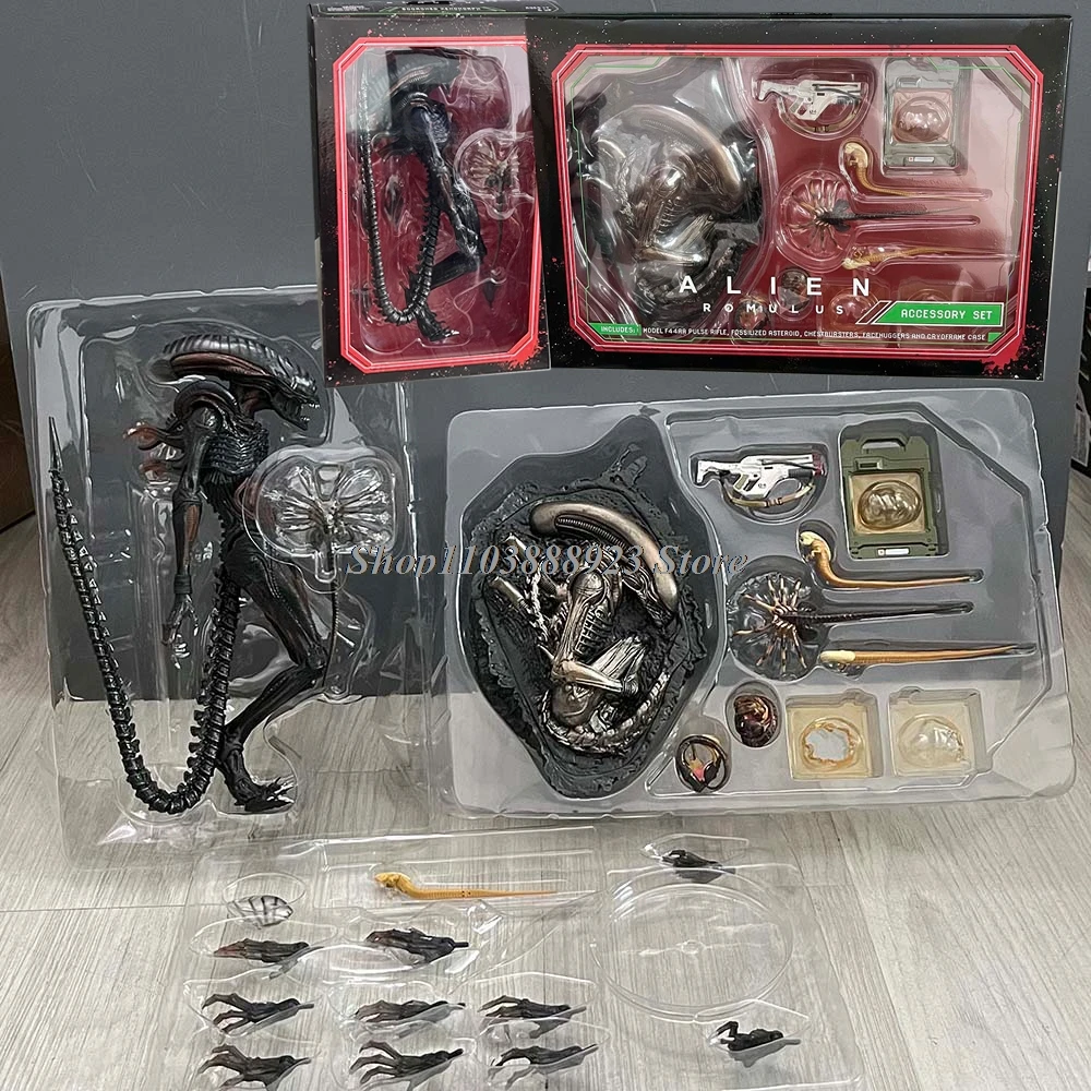 

Neca Alien Romulus фигурка Alien аксессуары комплект аниме фигурка модель ужаса кукла игрушка Рождественский подарок на день рождения