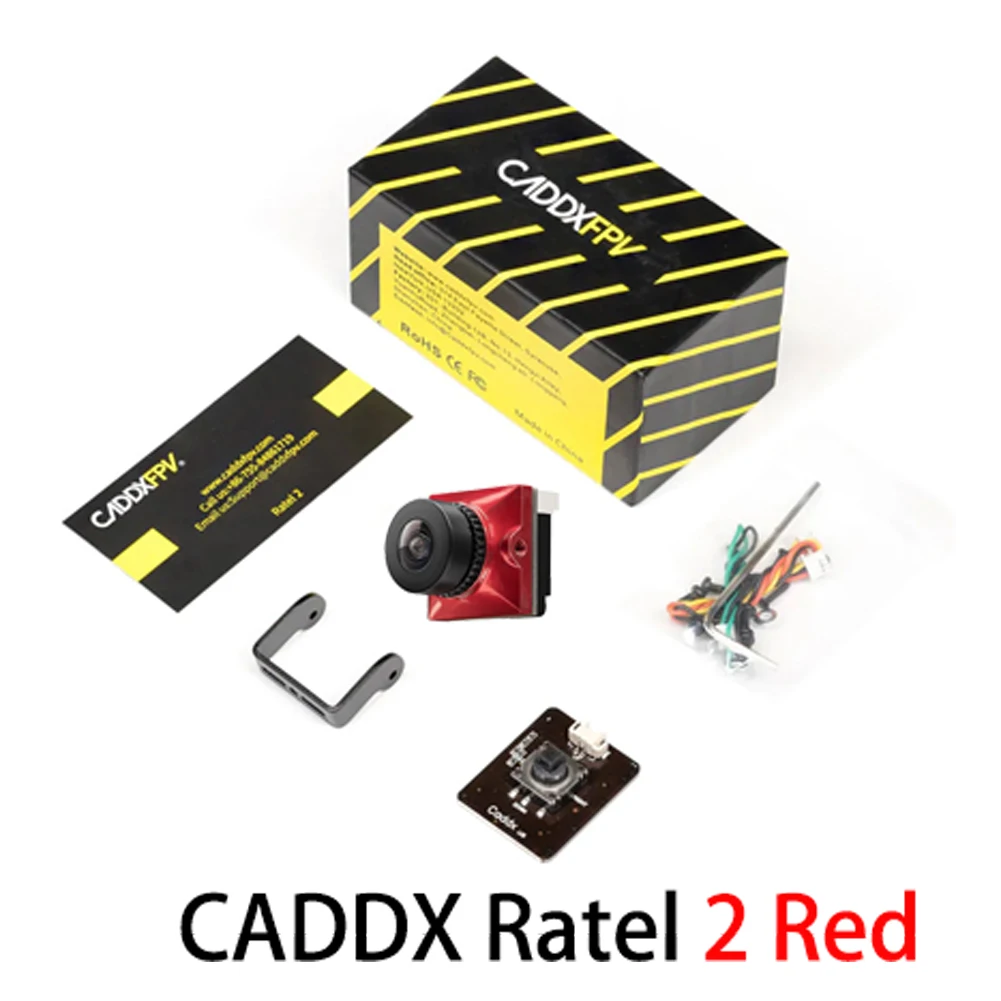 CADDXFPV Ratel Pro Analogico / Baby Ratel 2 Nano / Ratel 2 Immagine fotocamera FPV 16:9/4:3 Fotocamera commutabile per drone FPV