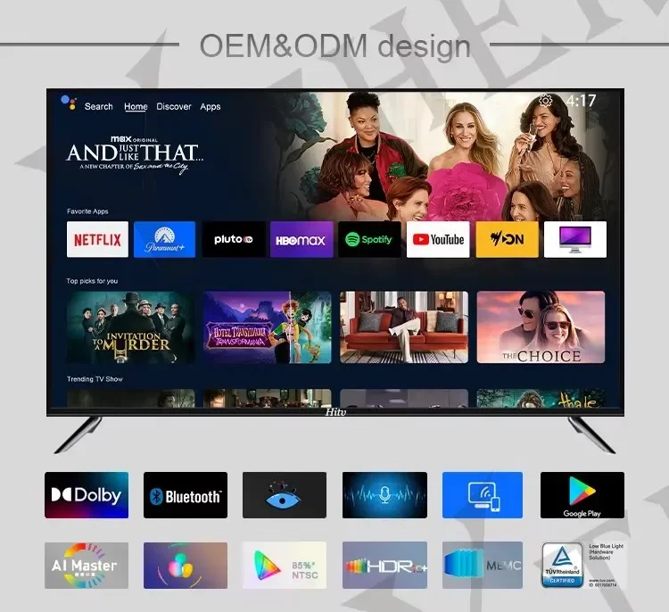 2025 4K HD Smart LED TV - 75-Inch Explosion-Proof for Hotels (Commercial-Grade Durability & Premium Entertainment)​