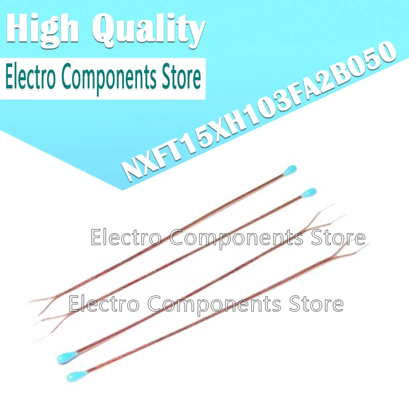 5PCS NXFT15XH103FA2B050 NTC Thermistors for Temp. Sensor and Compensation Chip Type 10Kohm 3380K 50mm 1% 10Kohm 3380K 50mm