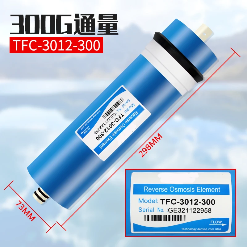 300 Gpd Water Filter Parts Reverse Osmosis System TFC-3012-300 Ro Membrane Ro System Water Filter Housing Osmosis Inversa