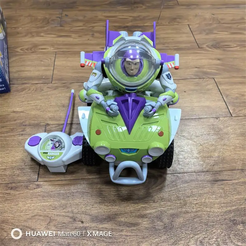 Adventure Movable Racing Car Spaceman Toy Story Buzz Lightyear PVC Statue Action Figurine Desk Anime Model Toys Figures Gift