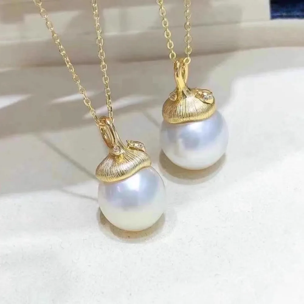 

3 шт., аксессуары из жемчуга «сделай сам», серебряный кулон 925 пробы, пустой держатель, консилер, золото, серебро, ожерелье, кулон с круглыми бусинами 9-12 мм