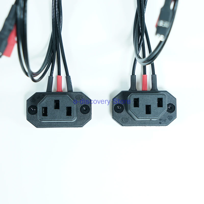 Cabo de extensão de alimentação para caixa de computador, cabo de extensão de cotovelo de 90 graus, fio estanhado, um macho e uma fêmea