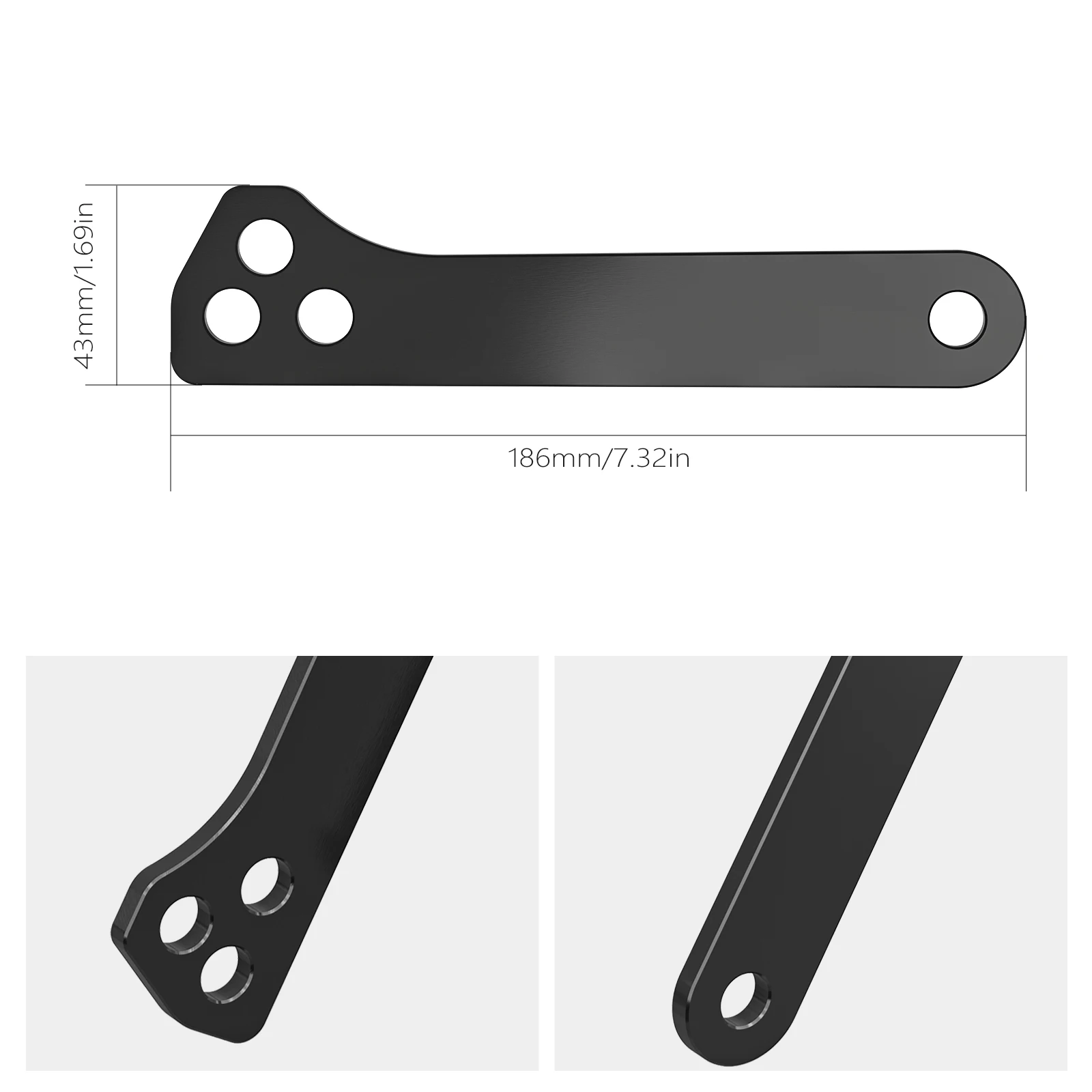 For Yamaha 2019-2024 2022 2023 Tenere 700 T700 XTZ700 Motorcycle Suspension Lowering/Raising Links Lower 18/30MM Raise 12MM - Image 6