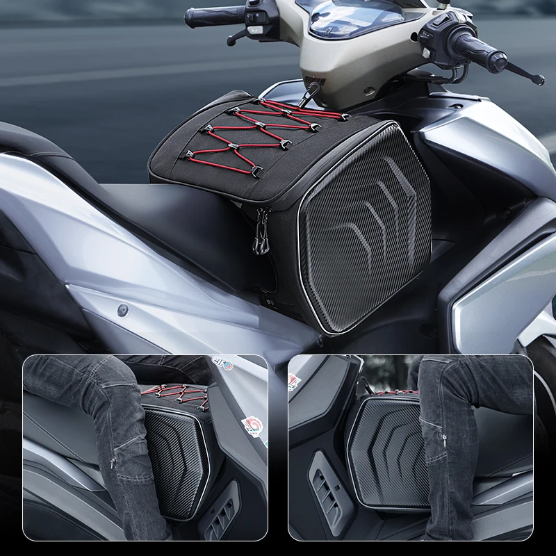 Motocentric Waterproof Motorcycle Helmet Bag Multifunction Motorcycle Rear Seat Bag High Capacity Motorcycle Bag Rider Backpack