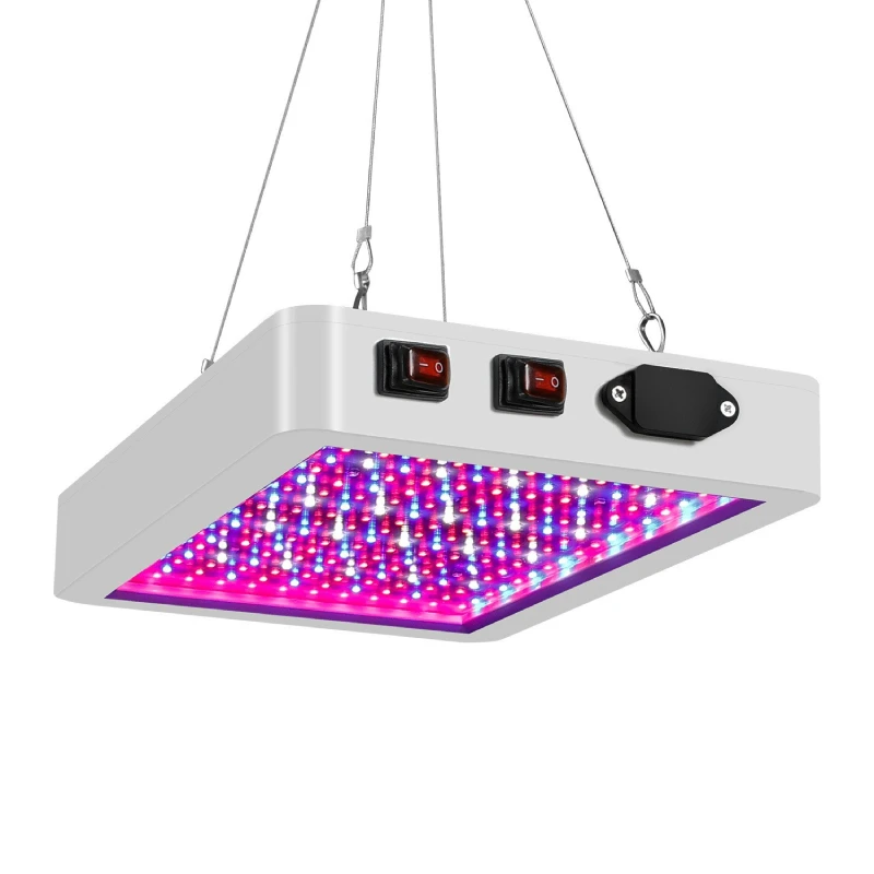 Luz LED de espectro completo para cultivo de plantas, lámpara hidropónica IP65, lámparas de invernadero, caja de iluminación para crecimiento de flores, 216/312 LED, novedad