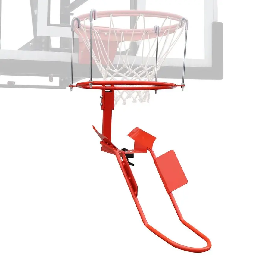 

Return Attachment, Heavy Duty Durable Steel Return System for Basketball 180 Degree Rotatable Chute Shot Returner for 18 Rim Ind