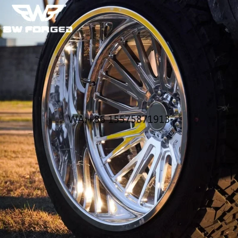 

Полированные диски Deep Dish для грузовиков 6x139.7 6x5.5 8x6.5 8x170 8x180, 20x10 22x12 22x14 24x12 24x14, кованые, Super Single