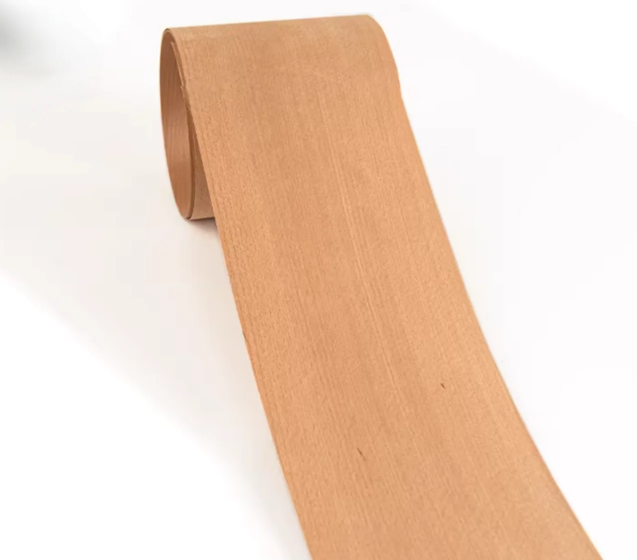 Thickness:0.5mm Natural  Red Beech Straight Grain  Wood Veneer Sheets Wall Panel Decoration