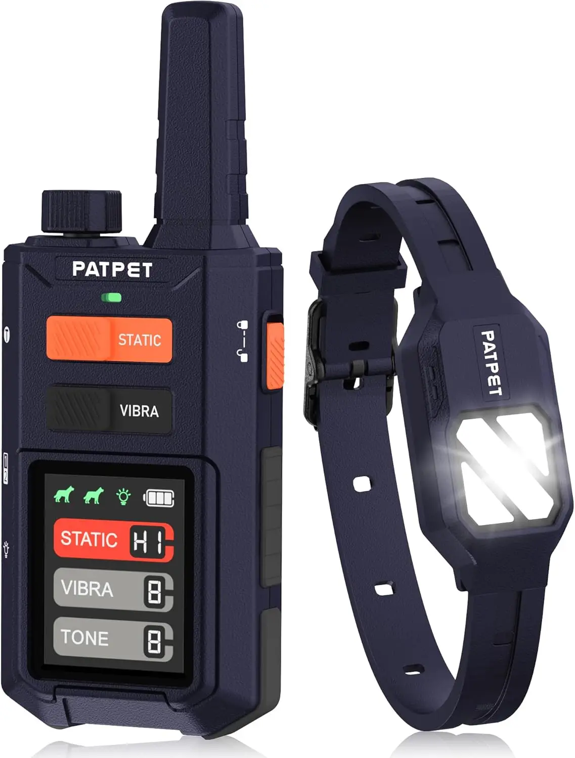 

Rechargeable E-Collar for Dogs, 4200FT Remote Training, Waterproof, 4 Modes & Night Light