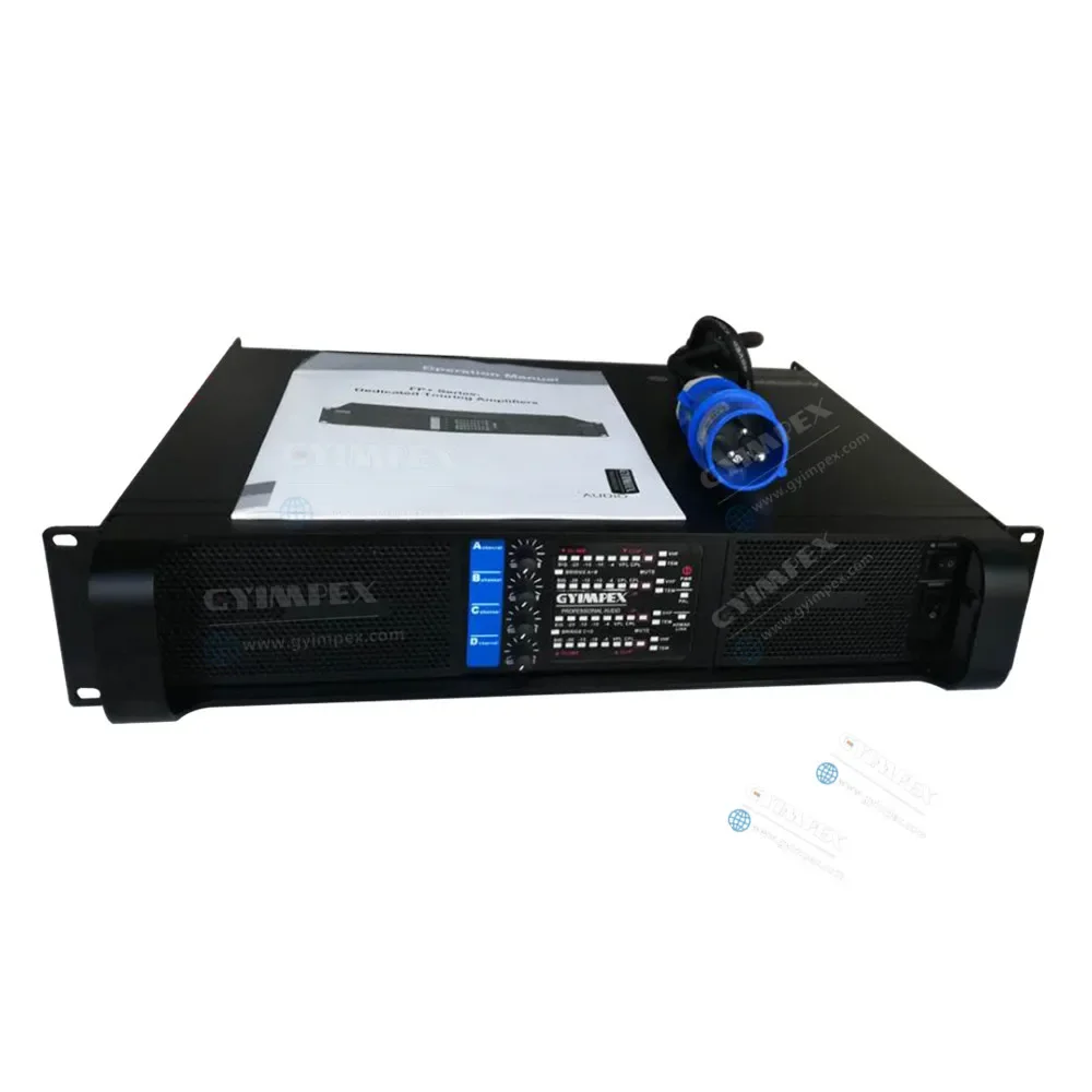 top quality china FP10Q High Powered  Amplifiers Digital Stereo FP Amplifier 1300W for line array speaker