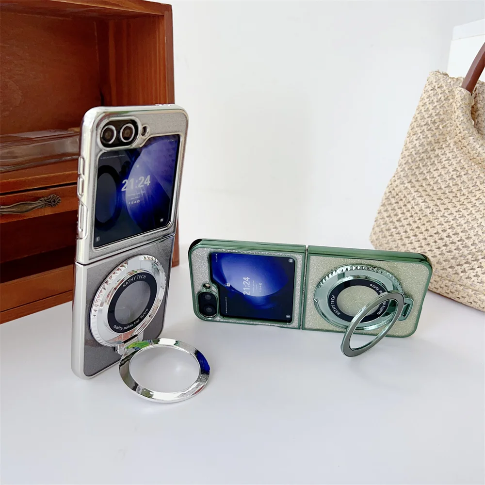 Магнитный складной чехол-подставка для Samsung Z Flip 6 Magsafe 5 4 3