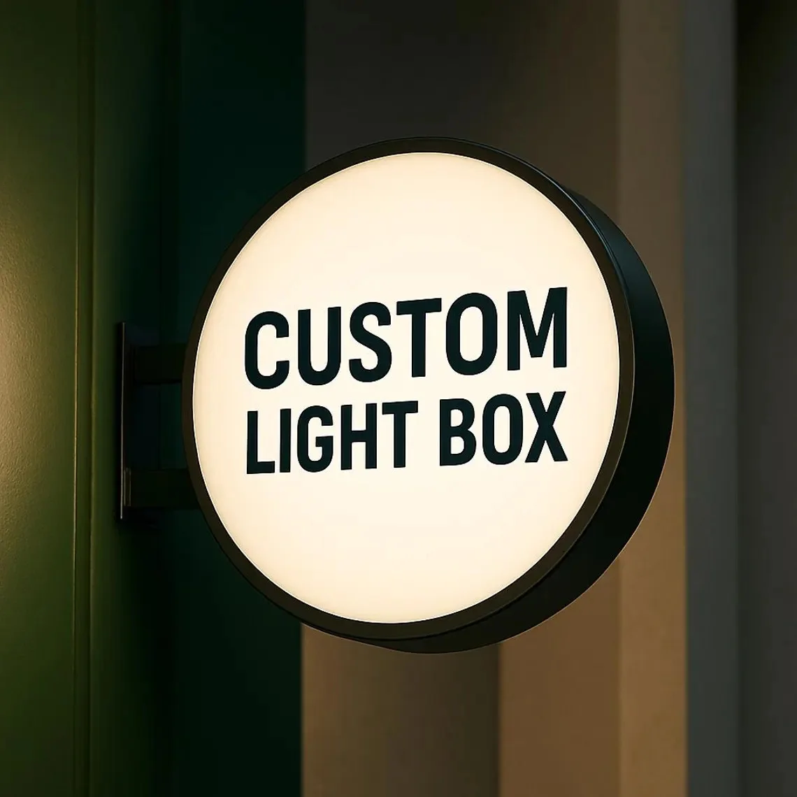 Custom Business Light Box Sign Personalized Double-Sided Business Sign, Store front Business Sign, Outdoor Logo Advertising Sign