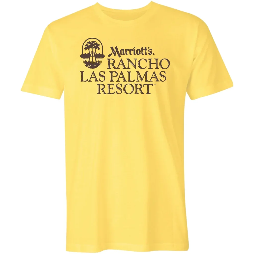 Camiseta Vintage para mujer, Top con estampado de Las Palmas de los resortes de Palma, Estilo Vintage, modelo Rancho Las Palmas Resort