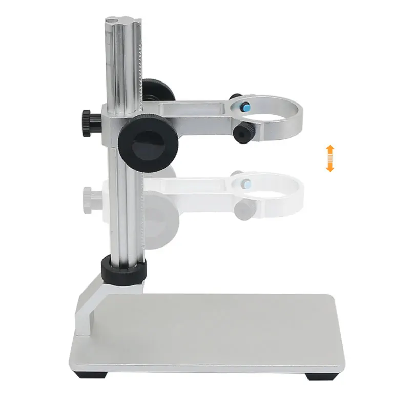 Microscope Raising Lowering Working Stage Aluminium Alloy for USB Digital Microscope with Ring Holder Microscope Accessories