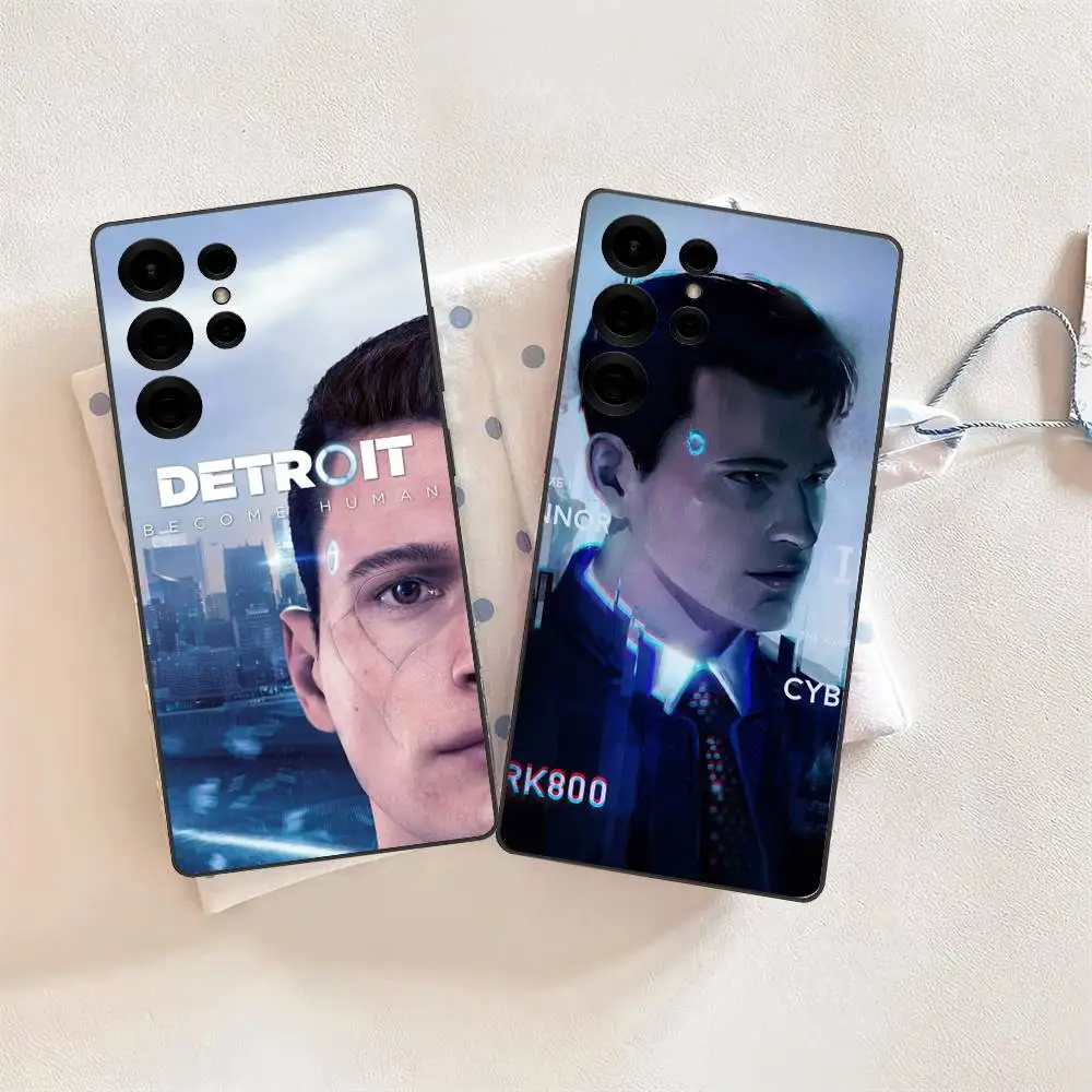 حافظة هاتف كلاسيكية RPG Game D-Detroit لهاتف سامسونج S 24 Fe 25 Ultra Plus 20 Lite 21 30 22 23 24 22 Ultra 5G Fundas #2