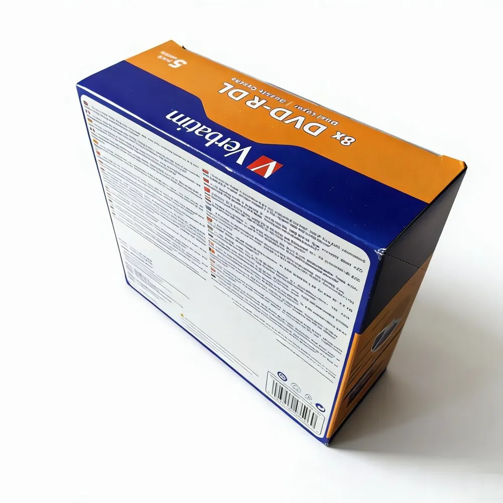 5Pcs Verbatim AZO DVD-R DL 8.5GB Double Layer D9 8X 240min