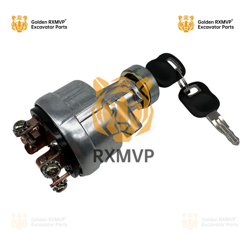 For Caterpillar Cat E320/b/312b/307c/b 6-wire Ignition Switch,start Switch,lock Power Switch,excavator Accessories