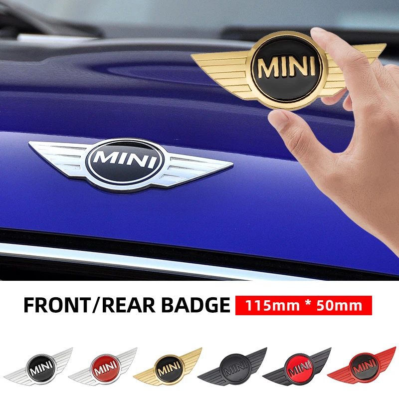 

Metal Car Body Sticker Logo Rear Emblem Decal Accessories For BMW Mini Cooper Countryman Clubman S F55 F56 R55 R56 R60 F60 Badge