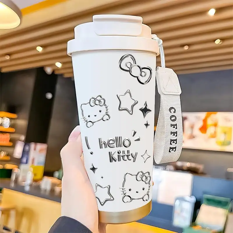 25Styles Cute Winter Thermos Cuplarge Capacity Cartoon Kawaii Stainless Steel Thermos Creative Anime Movie Portable WatercupGift