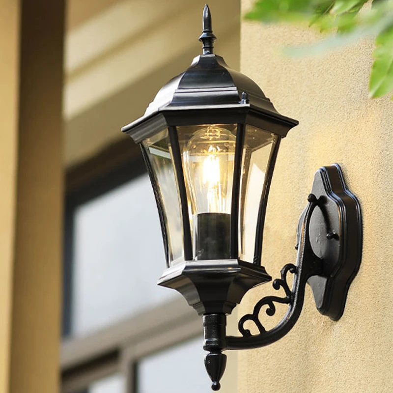 Outdoor Waterproof Wall Lamp Outdoor Villa Corridor Exterior Wall Garden Aisle Simple Balcony Door