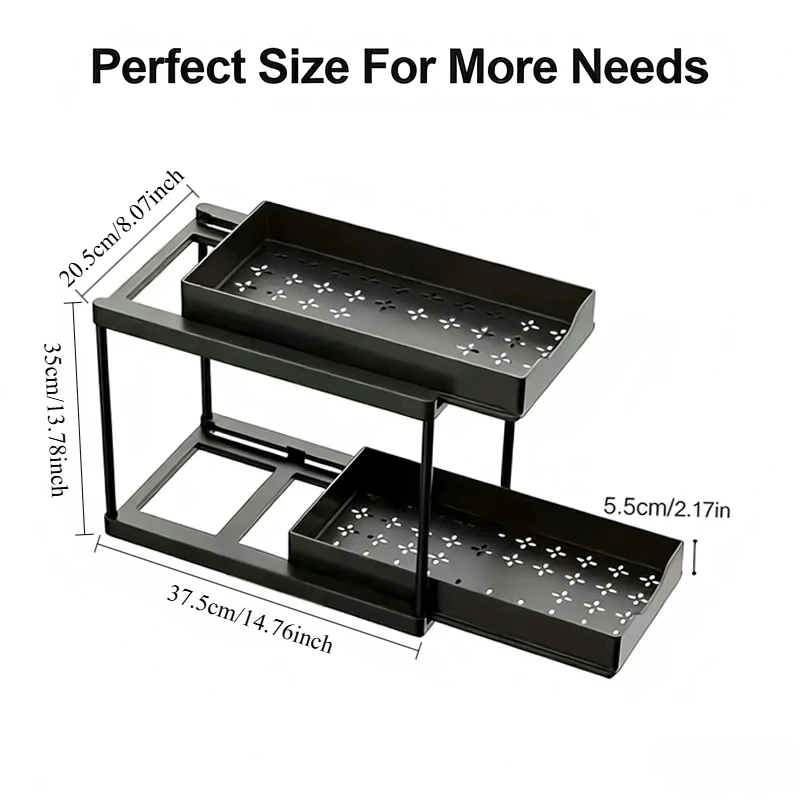 2-Tier Under Sink Organizer 6