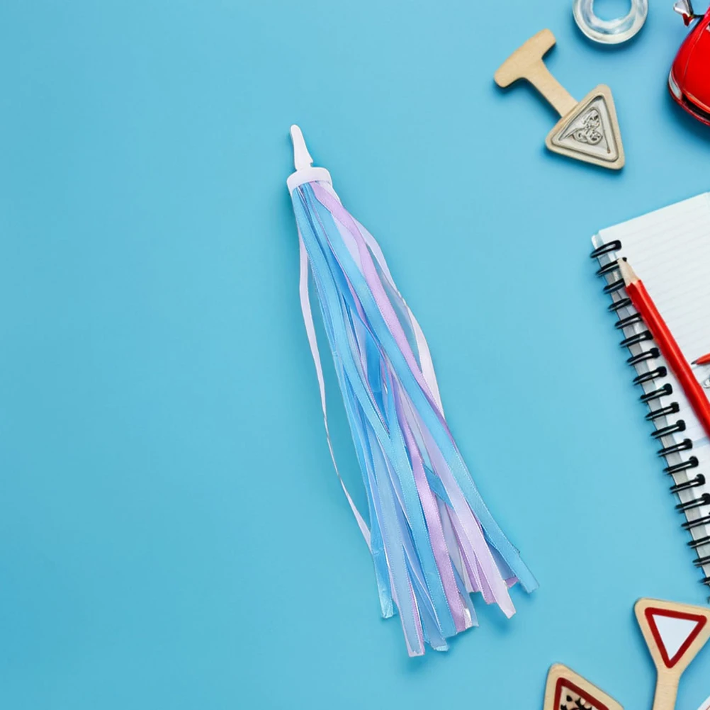 3 أزواج من أشرطة المقود للدراجات التي اصطياد العين وشرابة ديكور أشرطة متدفقة ديناميكية مناسبة للدراجات البالغة