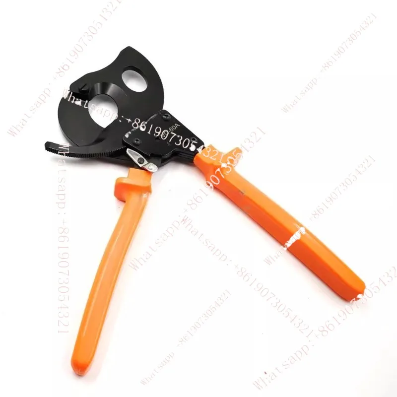 

Кабельные ножницы VC-60A с храповым механизмом, ручные, для медных и алюминиевых кабелей, кусачки для проводов, инструмент для резки проводов