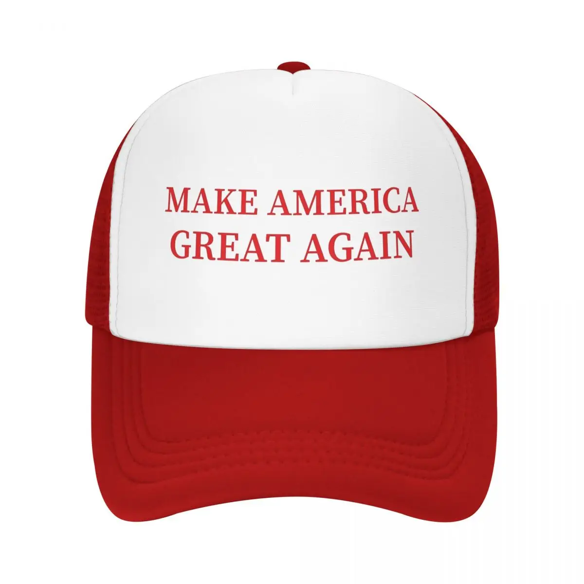 MAGA Make America Great Again Merch Mesh Trucker Hat Unisex Breathable Trump 2024 Mesh-back Snapback Cap Trendy Adjustbale