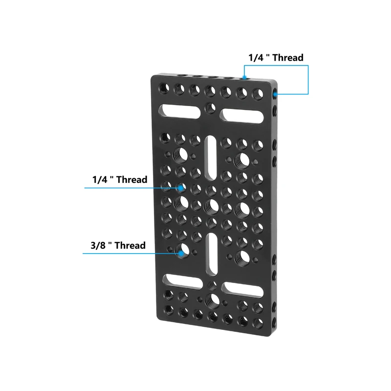 CAMVATE Universal Multi-Purpose Mounting Cheese Plate with ARRI Accessory Mount 1/4\