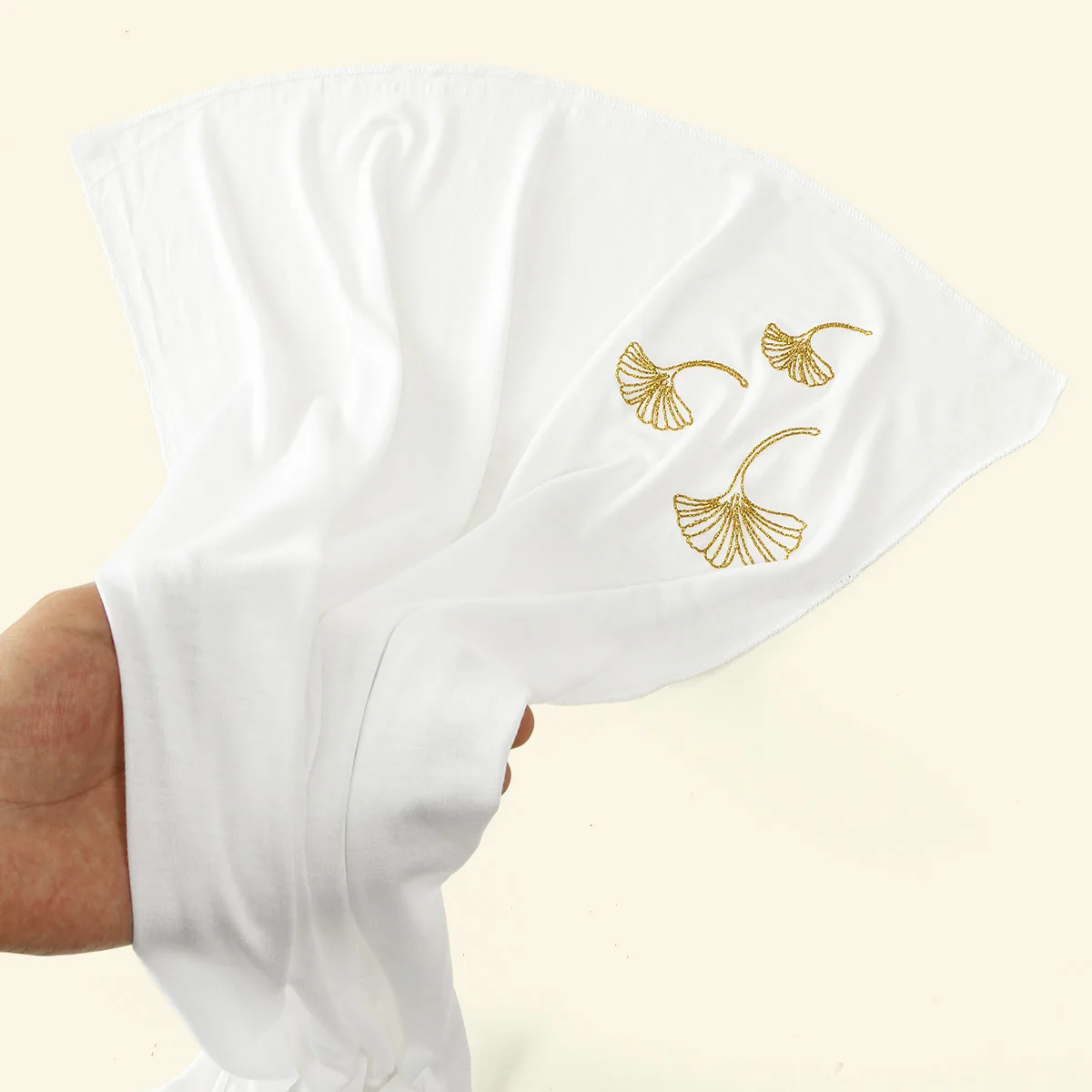 뉴저지 모달 스카프 히잡 여성용 금색 스프링클링 무지 부드러운 롱 숄 이슬람 헤드랩 라마단 기도 터번