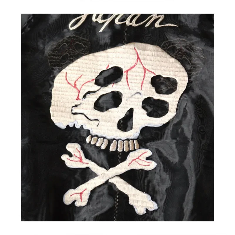 26SS KAPITAL Hirata Japanese Semi Transparent Skull Embroidery Sunscreen Zipper Summer Jacket for Men - view 5