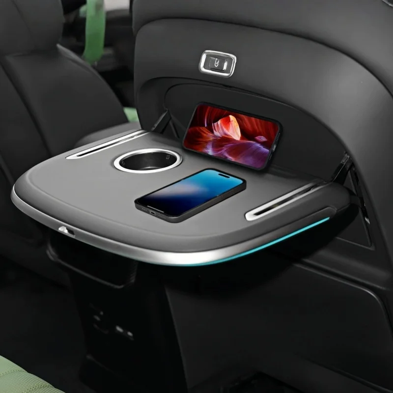 Fit for Dongfeng M-Hero M817 Auto Back Row Multifunctional Wireless Charging Folding Table Auto Interior Modification Parts