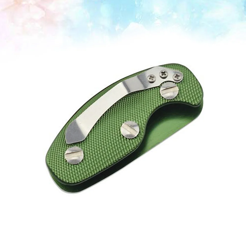 Aluminum Alloy Key Organizer Mini Key Holder Clips Flexible Compact Key Ring Folder (Green) Key Folder